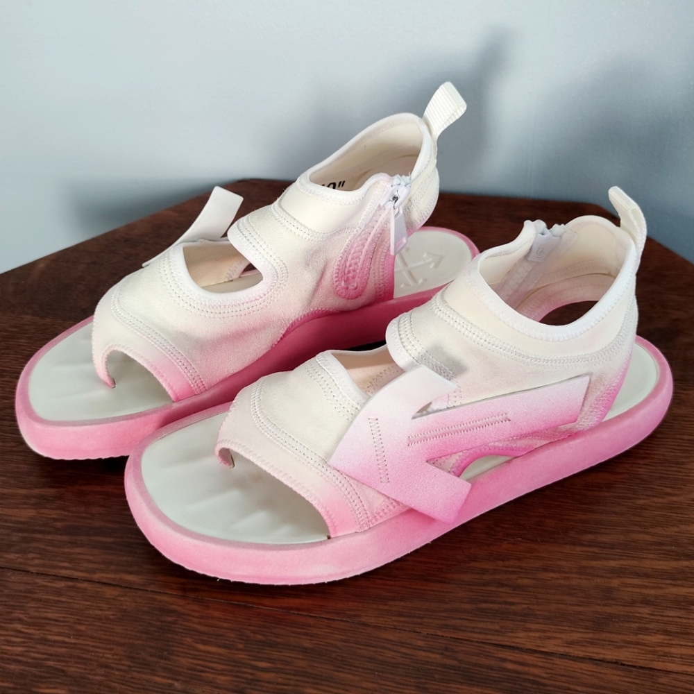 Off-White ombre suede scuba sandals